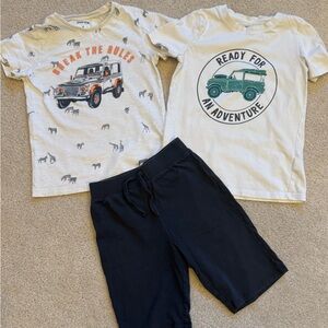 Kids Adventure T-Shirts and Shorts Set, 6-7yrs.